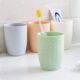 创意杯清新简约刷牙杯牙缸杯情侣牙刷圆形洗漱杯子塑料漱口杯