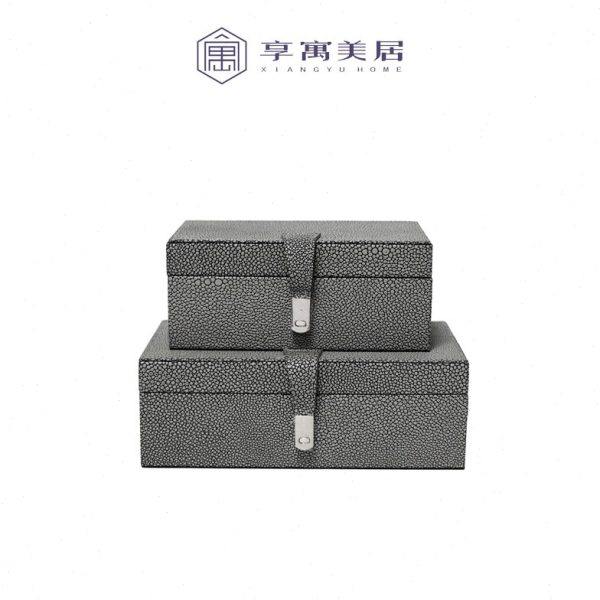 新中式样板房装饰盒摆件现代简约家居客厅电视柜卧室首饰盒收纳盒,家居饰品,饰品盒,淘宝优惠券,粉丝福利购,淘宝优惠卷