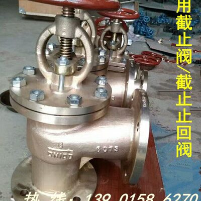 铜893875/BS25/截止8-N法兰截止阀直角BG/DT5止回阀B青/船用