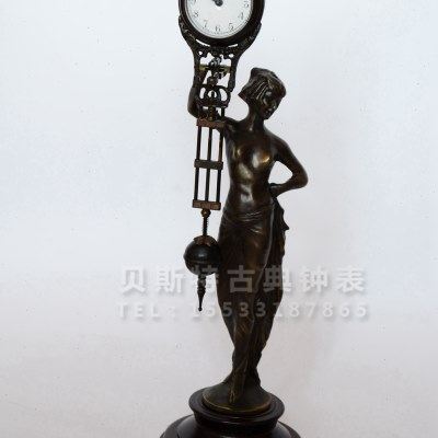 摇摆钟 机械纯铜 西洋铸铜人物 摇表 古典机械 上弦样板间摆件,家居饰品,座钟,淘宝优惠券,粉丝福利购,淘宝优惠卷