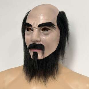 沙僧面具 万圣节cos半脸面具 西游记影视角色扮演装扮演出道具