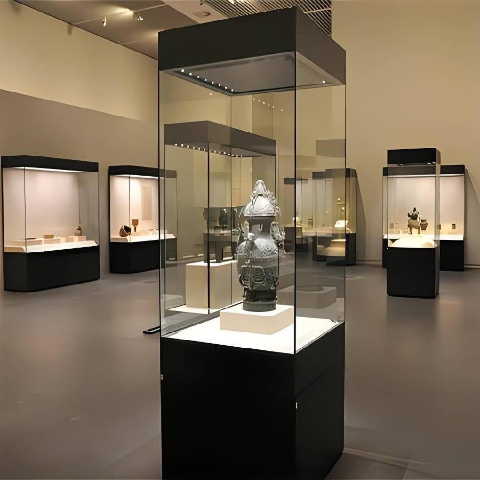 产品珠宝展示柜 首饰玉器展柜 玻璃柜 博物馆文物陈列柜 展览柜台