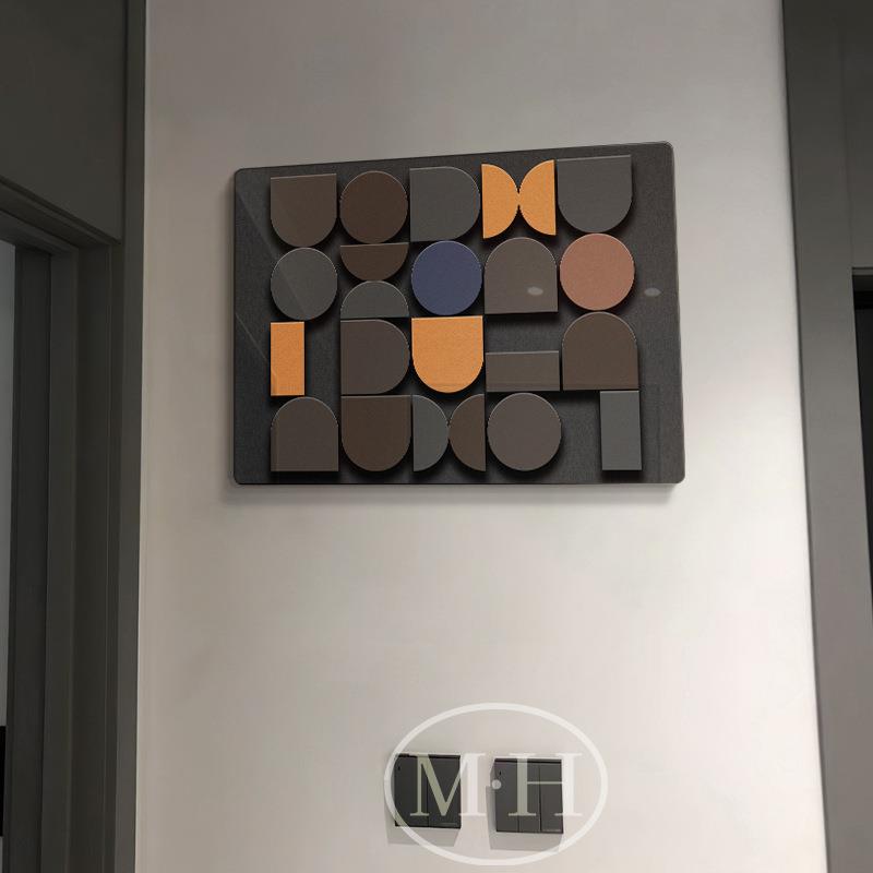 极简超薄电表箱装饰画弱电箱盖板遮丑配电箱遮挡壁画轻奢餐厅挂画