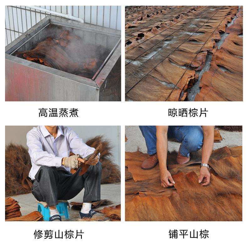 手工棕榈全山棕黄麻床垫儿童无胶偏硬薄棕垫老式床墊透气护理床