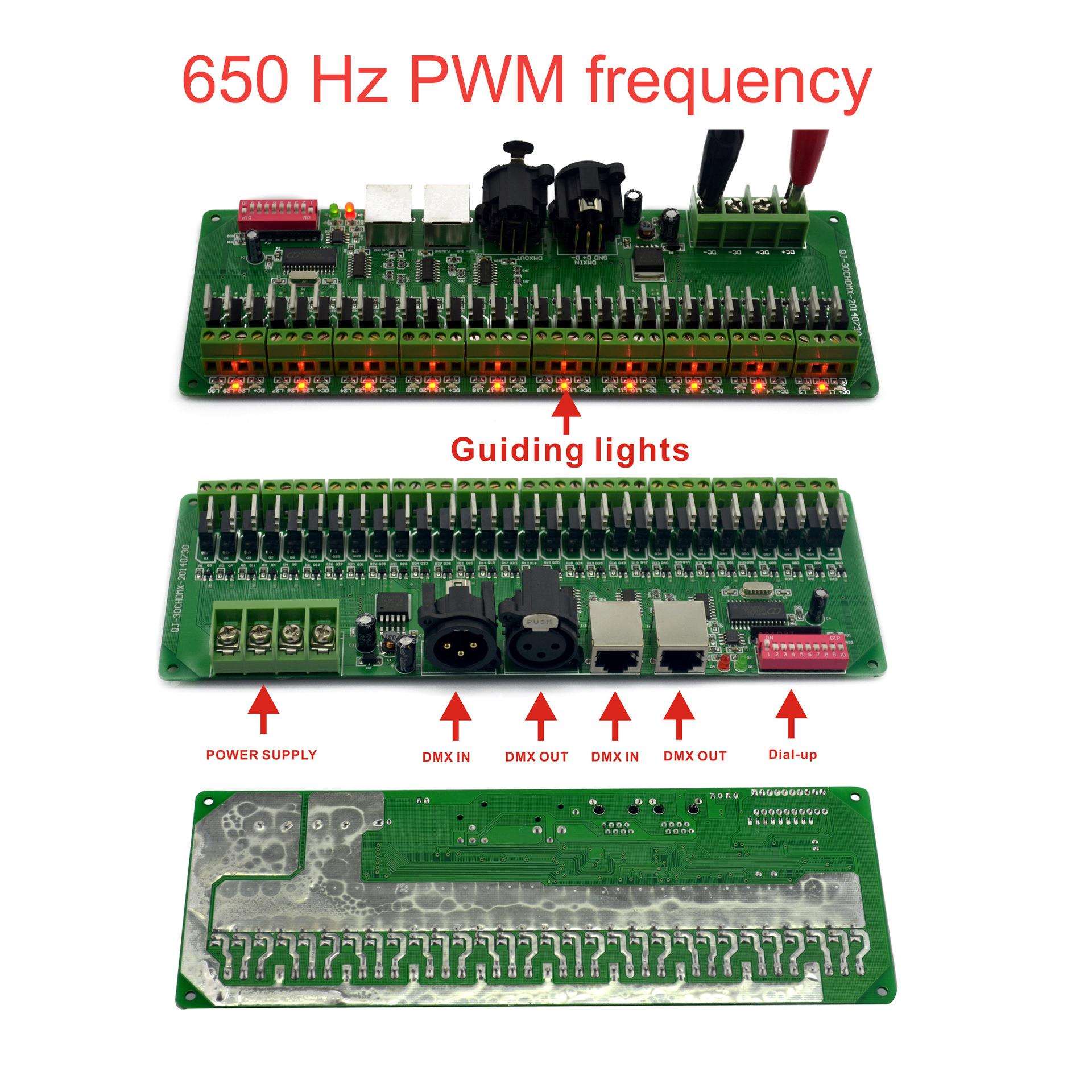 30通道DMX恒压PMW控制器 多路舞台灯光 LED灯条 线条灯控制器