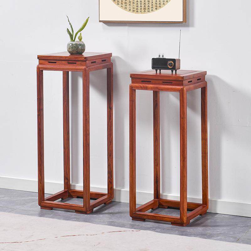 艺铭天下花架实木多层中式整装绿萝花架子客厅室内落地式阳台置物