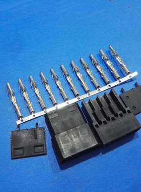 C5081 大四P连体黑色胶壳 5.08间距公母连体端子 连接器