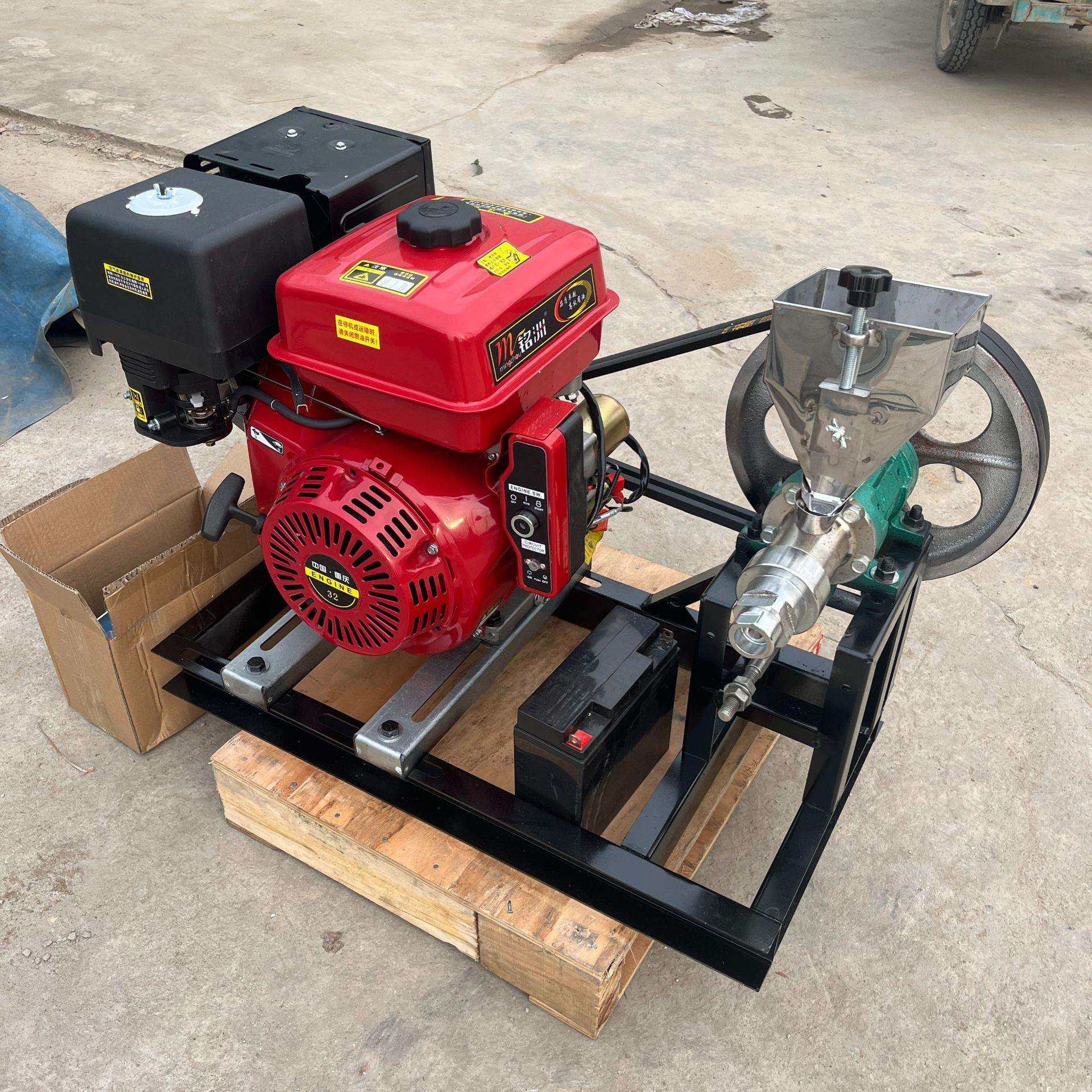 汽油江米棍机 赶集市摆摊架势膨化机 九用糖棍空心棒设备