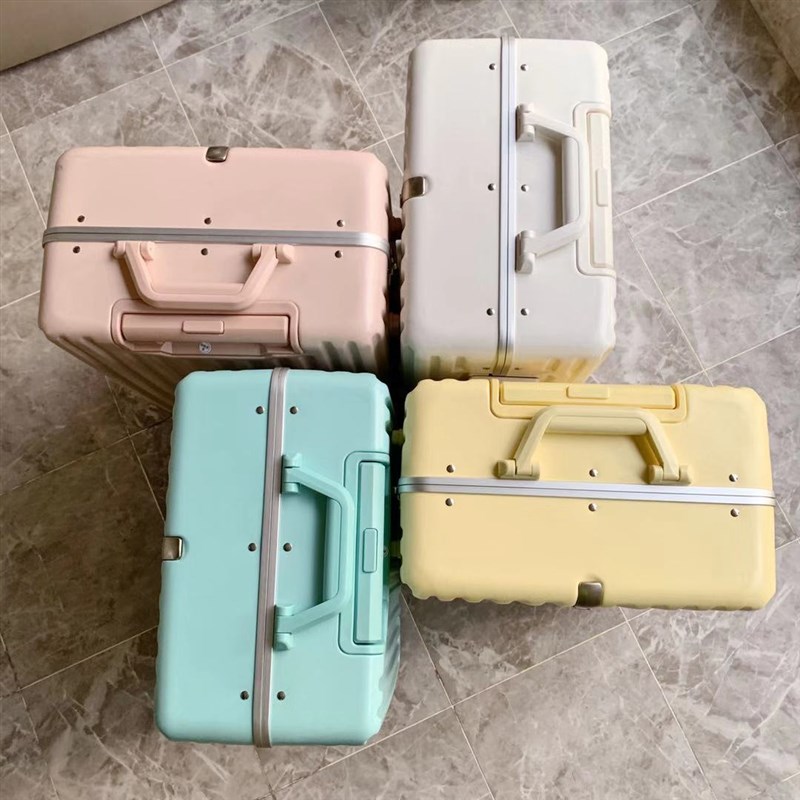 铝框箱子行李箱学生拉杆箱24x寸女旅行箱20寸登机拉箱密码箱小清