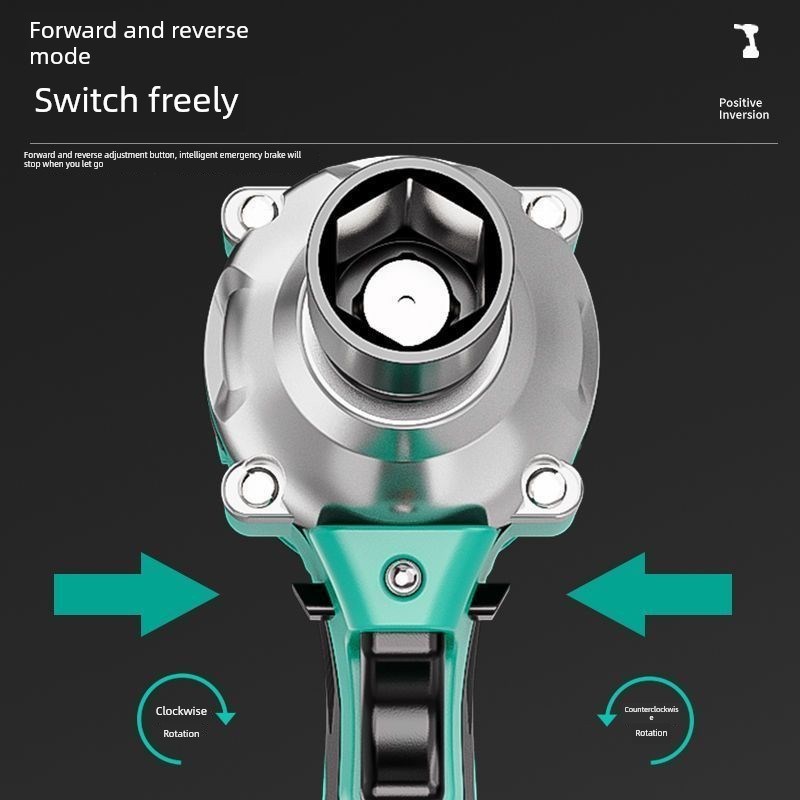 可移动式无d刷电动扳手锂冲击扳手大扭矩可充电扳手脚手架木工蒸