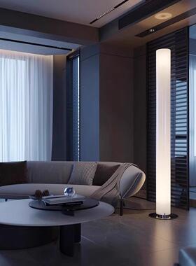 有躺家居中古复古客厅沙发Stylos落地灯圆柱设计师装软装搭配