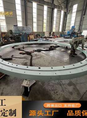 喷锌6米回转支承 轴承防锈处理 风电设备回转支撑 011.75.5600