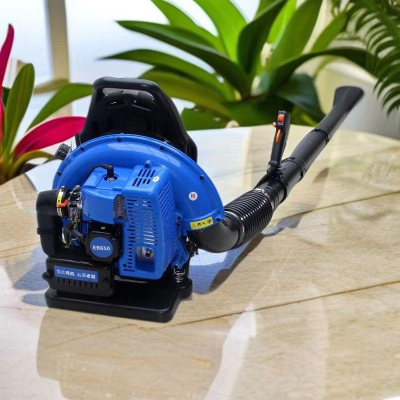 EB650背负式大棚吹雪机汽油吹风机二冲程风力灭火机工地除尘清扫