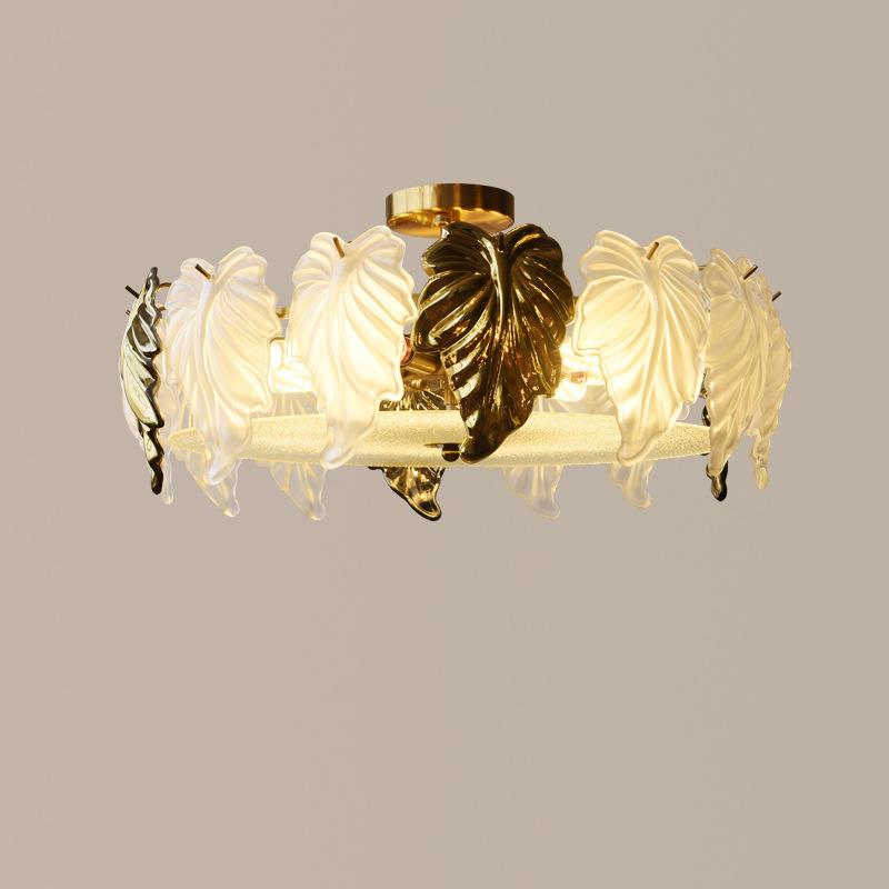 法式轻奢水晶灯客厅灯简约现代卧室房间吸顶灯高档餐厅样板房吊灯