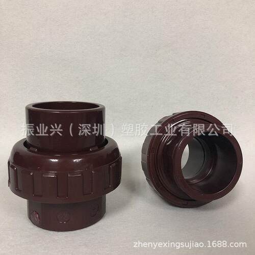 ASAHI HT-PVC油任EPDM 日标 CPVC活接 JIS禁油 猪肝红 耐高温配件