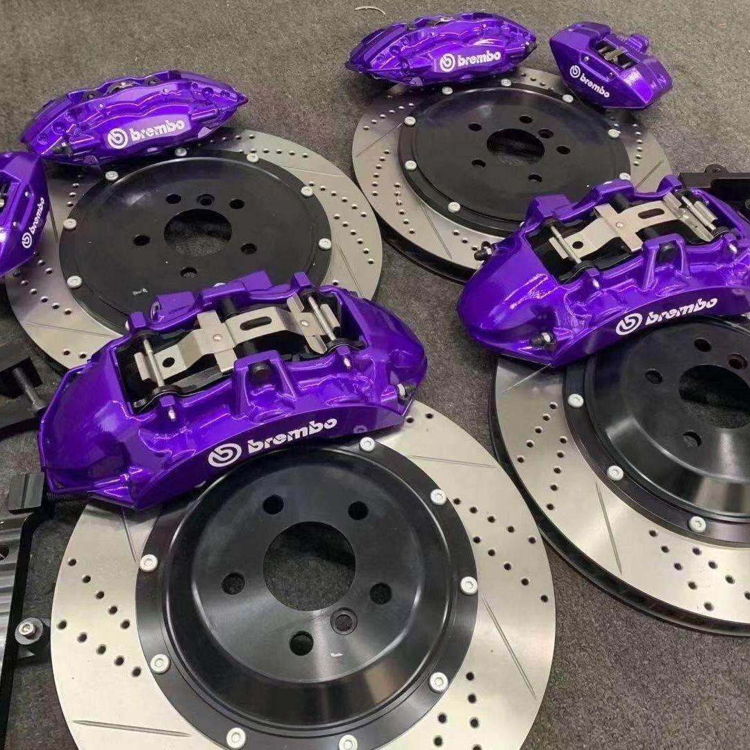 布雷博brembo V6前六后四活塞刹车卡钳套装适用任意车型18寸轮毂