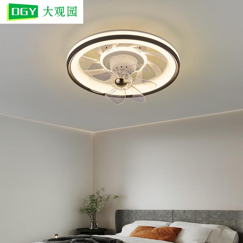 主卧室灯风扇灯2025年新款家用餐厅灯简约现代儿童房灯吸顶灯542L