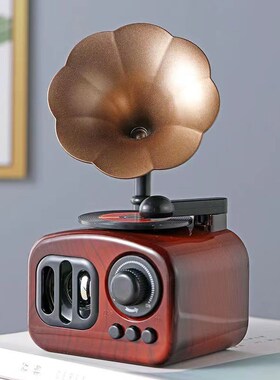 2052复古怀旧留声机p音乐盒八音盒酒吧咖啡厅送男女朋友创意小摆