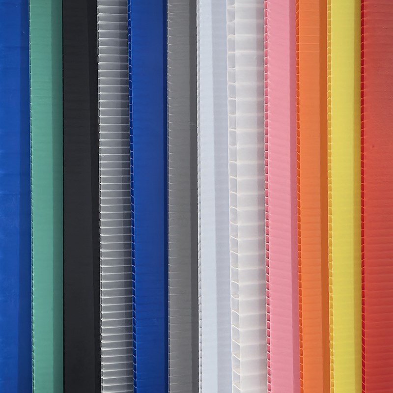 PP中空板塑料塑胶隔板万通板瓦楞板0.5米*1米*2米5MWM代替纸板木