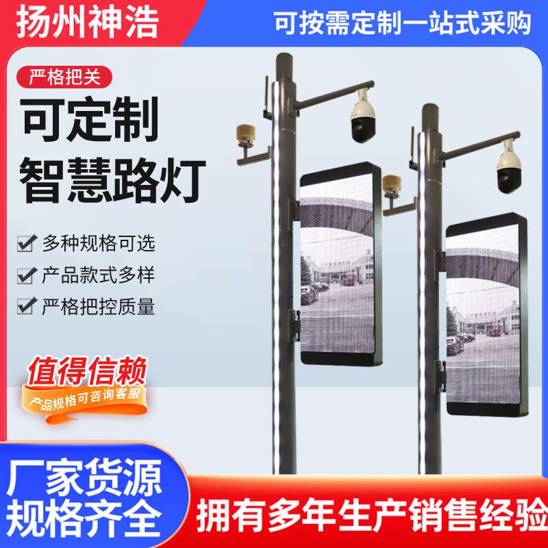 多功能智慧路灯监控灯杆单灯控制路灯智慧灯杆生产厂家智能照明