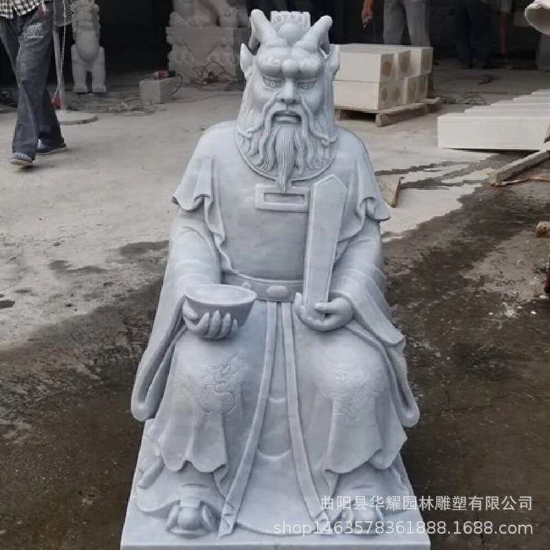 石雕龙王龙母大理石花岗岩山神土地神像雕塑寺院庙宇供奉雕刻摆件