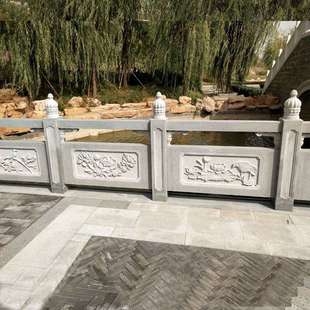 供应青石石栏杆河道建筑石栏公园河流扶手简易石栏杆厂家直售