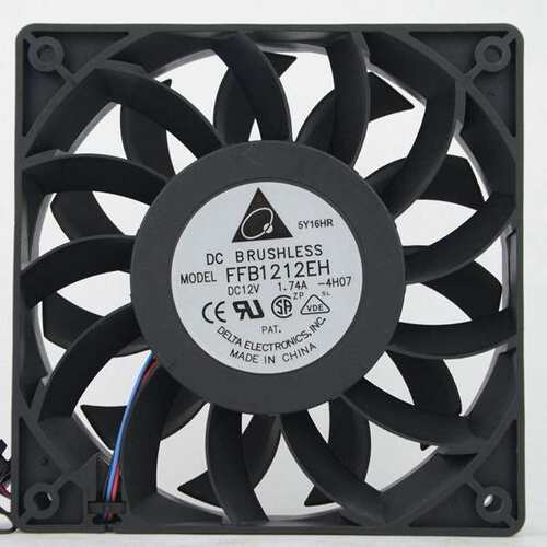 台达 FFB1212EH 12025 12V 1.74A 12CM PWM温控 大风量暴力风扇