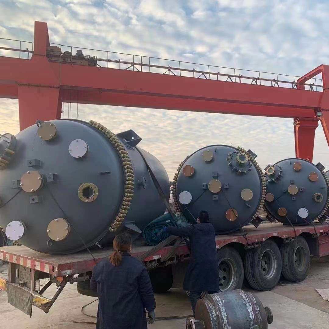 厂家直供搪瓷反应釜50l搪玻璃反应罐反应锅不锈钢搅拌罐高耐压