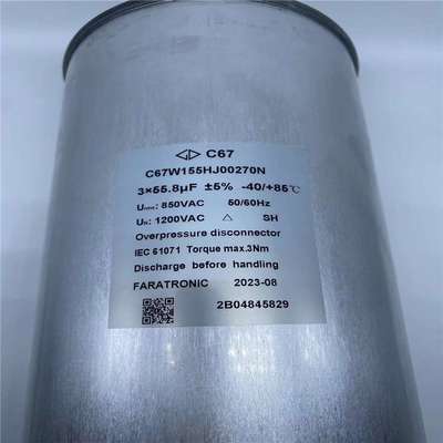 厦门法拉FARATRONIC C66G2836J018700  工业薄膜电容 83uf400v