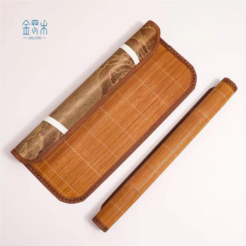 夏季双面用凉席竹枕片藤枕皮披片夏天凉爽枕席一S对单人双人竹枕