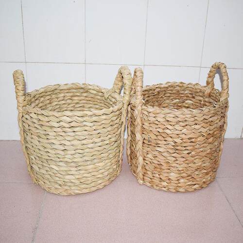 花篮藤编手提编织现货花童鲜花工艺品花艺花店篮子花篮手提小篮子