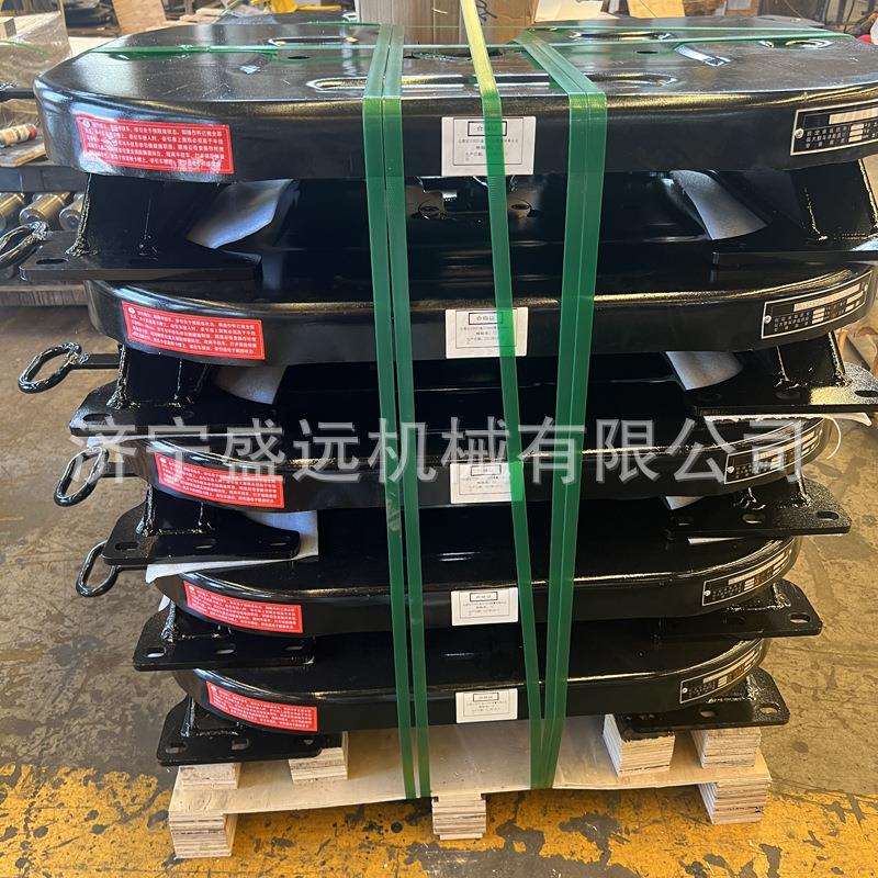 厂家销售90焊接挂车重载牵引鞍座拖车加重型牵引转盘移动鞍座