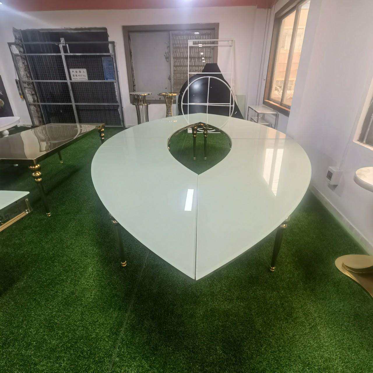 wedding table event table 不锈钢婚庆家具眼睛桌子