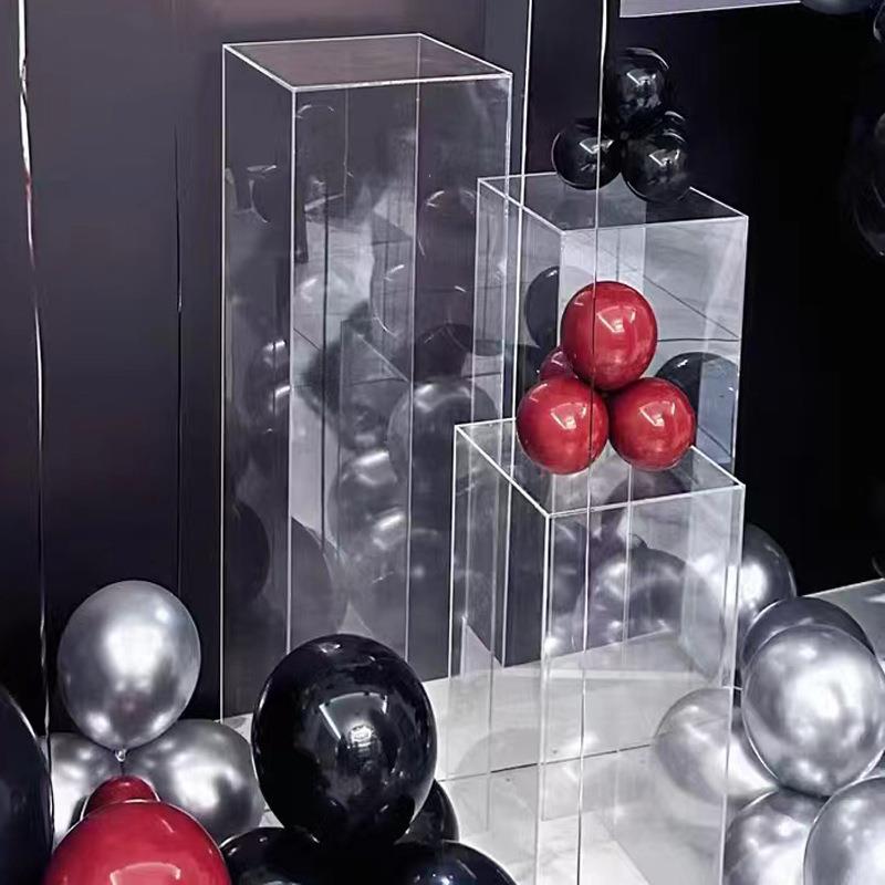 60-80-100亚克力方柱甜品台 方桶甜品台 甜品桌 dessert counter