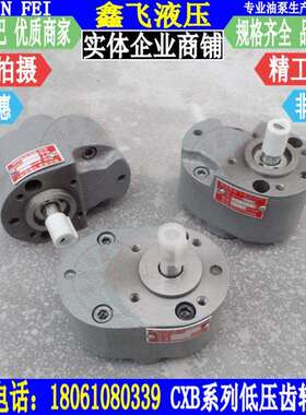 XCB-B2.5 XCB-B4 XCB-B6 XCB-B10低压带锯床专用齿轮油泵 液压泵