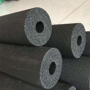 现货阻燃橡塑保温套管黑色保温隔热套管B2级橡塑管