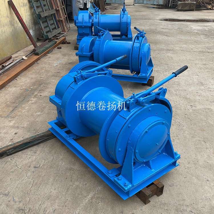 JK手刹行星卷扬机1T2T3T5T8T12T吨柴油机拉木材起重机重型卷扬机