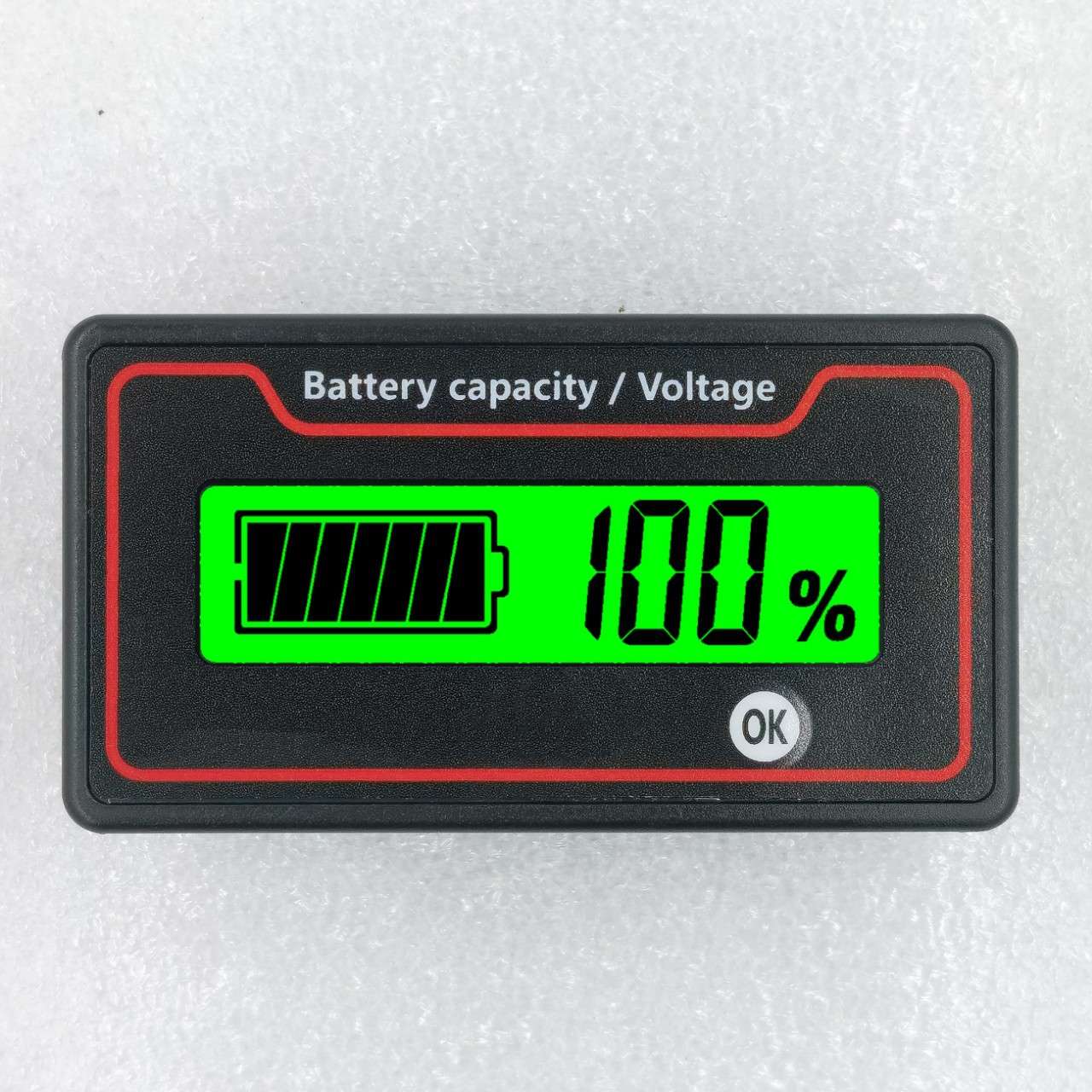 谷煜 液晶电池电量显示表 12v24v48v60v72v84v电池电量表 GY-6DT