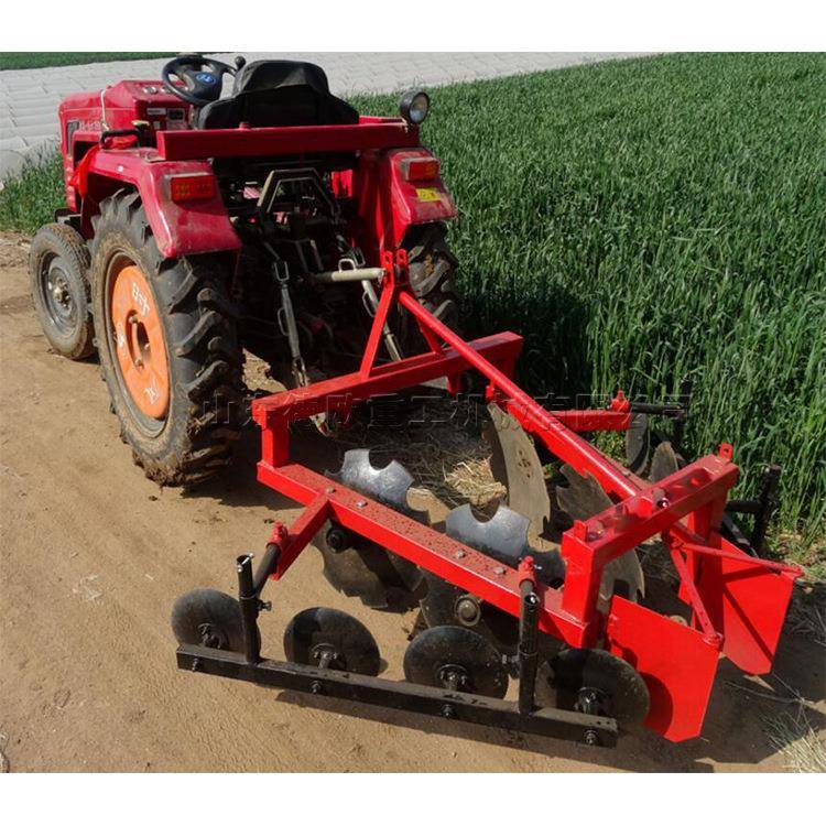 圆盘片式打埂机 四轮拖拉机农用起埂起垄机 平板式圆盘筑埂机