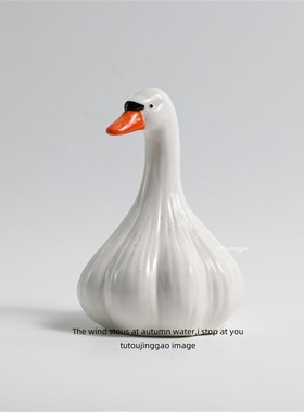 蒜了鸭 没什么大不了的创意治愈桌面摆件搞V怪节日生日礼物