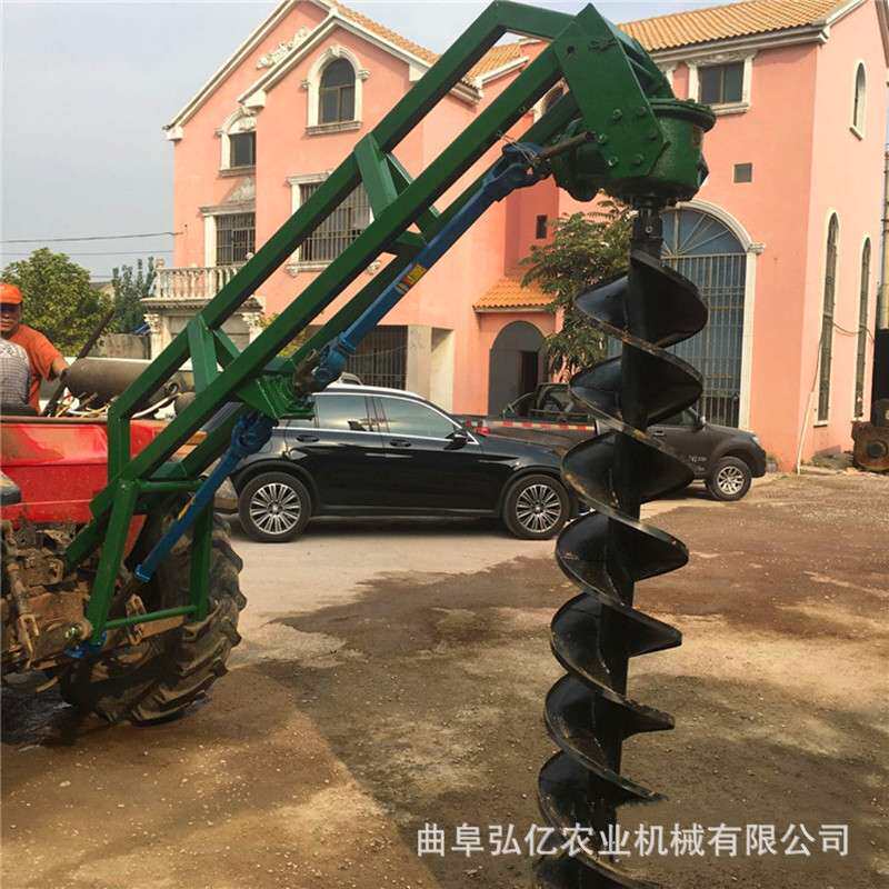 果园埋桩立柱钻坑机大马力山地开荒钻眼机园林绿化种植加深刨坑机