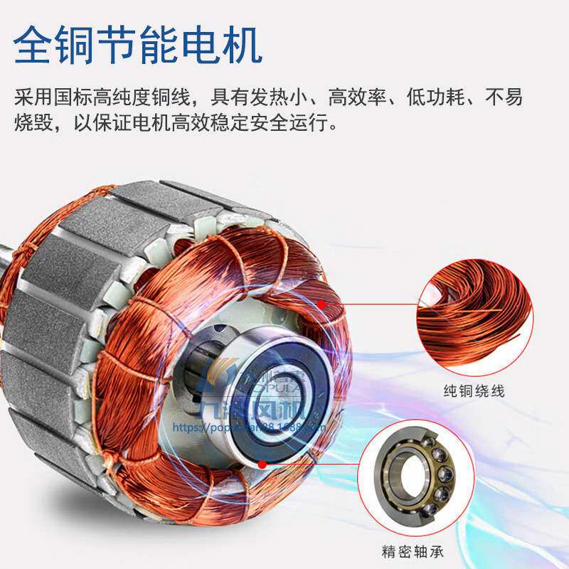 EG轴流管道风机九洲普惠工业380V落地岗位式通风换气扇带网罩低噪