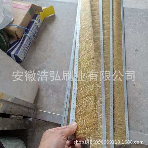 厂家直销镀铜钢丝不锈钢丝条刷钢丝刷全钢丝加厚加密砖机条刷
