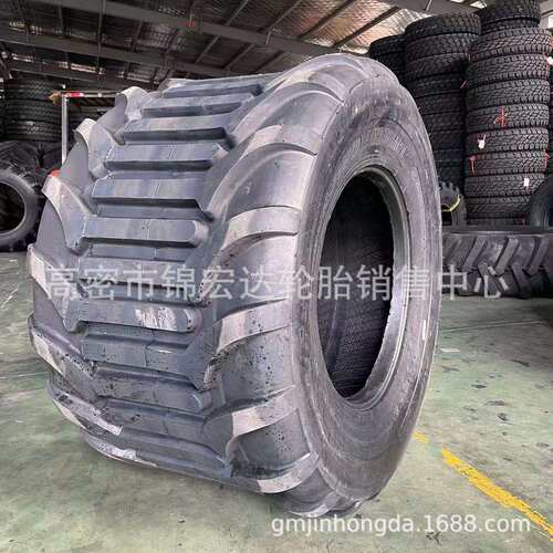 宽基防陷轮胎打捆机轮胎700/50-22.5 运粮车改装农用拖车斗撒粪车