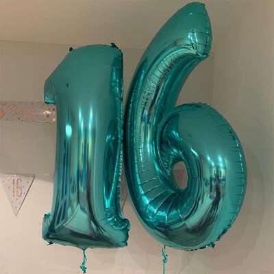 40Inch Big Foil Helium Number Balloon 0-9 Happy Birthday