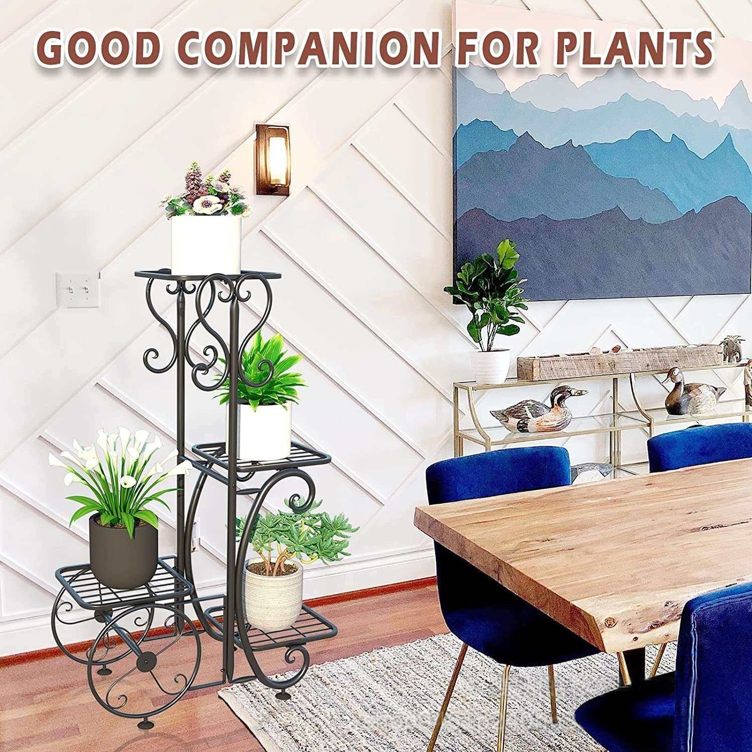 跨境temu落地花架简约客厅户外花架子拆装铁艺植物架多层展示架,鲜花速递/花卉仿真/绿植园艺,割草机/草坪机,淘宝优惠券,粉丝福利购,淘宝优惠卷