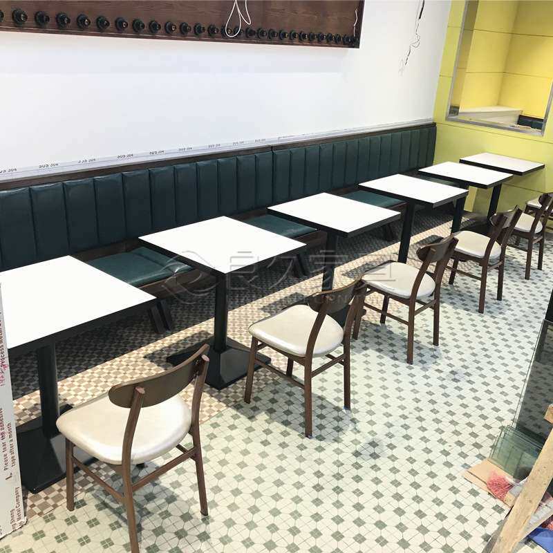 港式茶餐厅实木卡座沙发咖啡厅休闲吧餐桌椅枱凳餐馆九龙冰室梳化