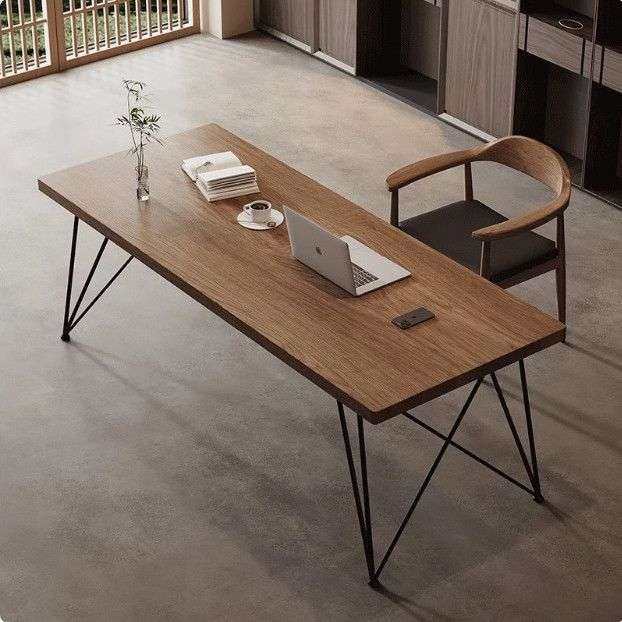 北欧实木台式电脑桌家用书桌简约办公桌卧室大板桌现代长条工新品,鲜花速递/花卉仿真/绿植园艺,割草机/草坪机,淘宝优惠券,粉丝福利购,淘宝优惠卷