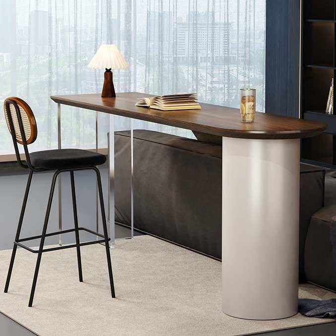 轻奢实木吧台桌家用靠墙桌椅客厅沙发隔断创意高脚桌子阳台小吧台,3C数码配件,USB灯,淘宝优惠券,粉丝福利购,淘宝优惠卷