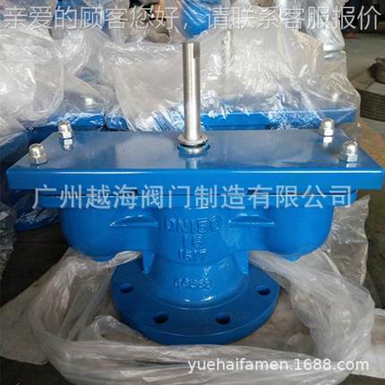 不锈钢双口排气 QB2-10P638双口法快速排气阀 法兰双阀口排气兰阀